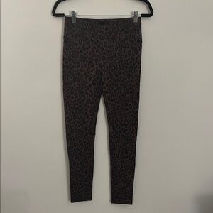 Sanctuary Brown and Black Leggings with Wide Waistband No returns Final sale